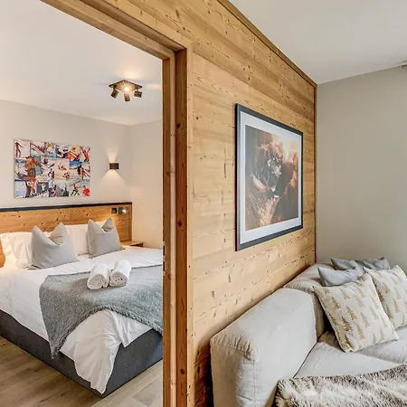 White Pearl Mountains Modern 2-bedroom With Great Location Шамони