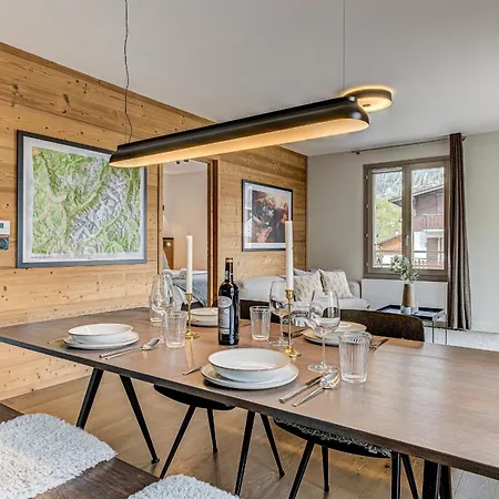 White Pearl Mountains Modern 2-bedroom With Great Location Шамони
